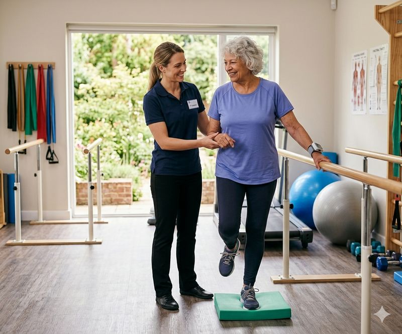 Physical therapy session at The Waters of Smyrna